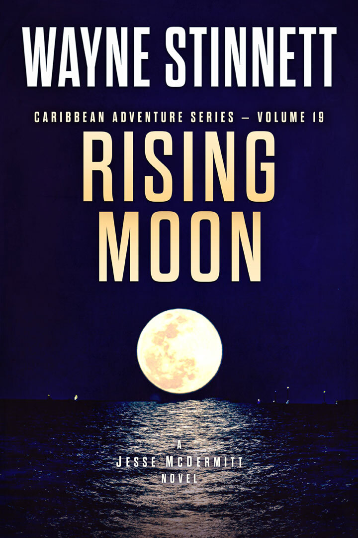 Book Cover of Rising Moon by Wayne Stinnett