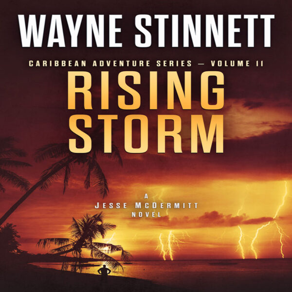 Book cover of Rising Storm by Wayne Stinnett